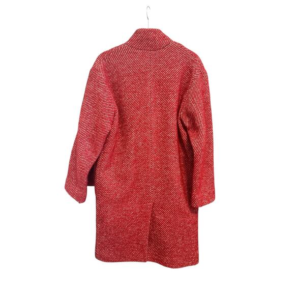 NWOT Irinia Red Wool Blend Coat 34 - Picture 8 of 9